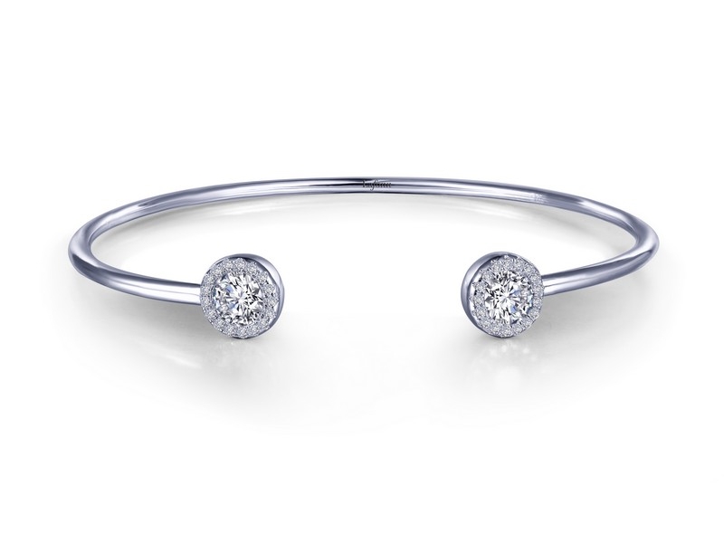 Silver & Simulated Diamond Bracelet by Lafonn Jewelry