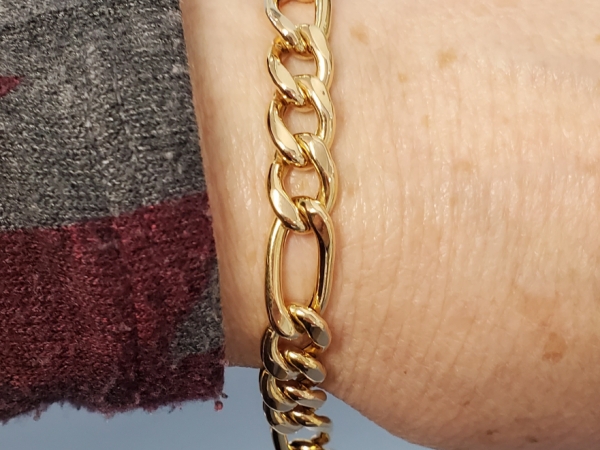 Chunky Gold Bracelet by Previously Enjoyed (Estate Jewelry)